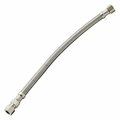 Thrifco Plumbing 3/8 Inch Comp x 3/8 Inch UNION x 12 Inch Long Stainless Steel F 4401482